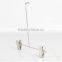 Metal Pantsuit Hanger with Long Pole Clips, Baby Bodysuit Pants Skirt Hanger