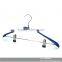 The HEAD metal suit hanger with eco-friendly blue rubber paint coating and metal clips