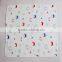 2016 new design multi-functional 100% worsted cotton knitted baby blanket