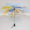 full printing umbrella 3 fold auto open and close umbrella