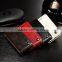 genuine leather flip cell/mobile/smart phone case cover with card slot&lanyard for Meizu m3 note mini mx5 4 pro 6 5 4 3 2 1