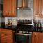 American kitchen cabinet with solid wood doors and granite countertop