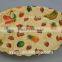7 Piece Rustic Charm Bamboo Woven Fruit Chef Serve Pasta Salad Set