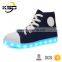 2016 Battery Operated LED Shoes Light Men LED Light Up Canvas Shoe