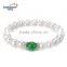 2016 hot sale women near round Chinese freshwater pearl bracelets