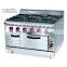 commercial stove Gas Burner Range - 6 Burners, gas cooking range with cabinet