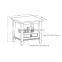 Modern cheap living room furniture MDF table top coffee table