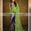 Orange Viscose Georgette Saree