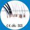 White PVC Copper Electric Cable HO3VV-F 2X4.0mm2 300/500V Copper Power Cable
