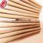 Chinese food grade carbonated round bamboo chopsticks