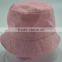 Very lovely baby bucket hat,cheap pink bucket hat,cotton bucket cap