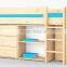 Hot selling children bed new design solid wood material kids bunk bed