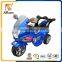 Newest model battery operated toy police electric motorcycle ride on car with music