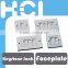 UK Type 86x86mm RJ45 Faceplate with Shutter and Label for Network