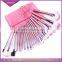 Beauty Needs Natural Hair Makeup Brush Set, Professional Makeup Brush Set White