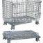 Storage metal foldable cage pallet /Euro stackable pallet storage cage China professional factory