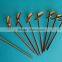 High Quality Disposable Decorative Bamboo Cocktail Beaded Knotted Food Part Picks Skewers Sticks With Ball