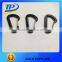 Custom plastic spring loaded hook,black plastic carabiner hook clips for bag