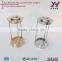 OEM ODM Custom Fabrication of CNC Machining Chrome Plated Brass Candle Holder