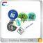 rfid nfc pet NTAG 216 tag label with QR code round 25-30mm in low price