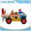 Customize kids disassembly wooden DIY toy car assembly