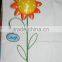 2015 Newest Metal Flower Garden Decoration Stake Garden Decoration Flower Metal Decorative Flower Stakes Garden Stakes