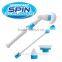 Turbo Scrub Hurricane Spin Scrubber, Wireless Electric Bathroom Cleaning Brush