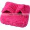 New design cheap small electric warm plush vibrating foot massager