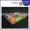 cheap transparent clear fruit plastic tray with PVC, PET,PS, FREE MOULD