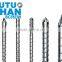 Single screw and barrel for extruder and injection molding machine( screw dia20-500mm)