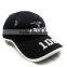The six page black stitching cap custom all kinds of embroidery three-dimensional embroidery logo