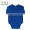 China Winter Peter Pan Collar Baby Bodysuit Custom Made One Piece Baby Jumpsuit