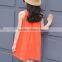 Zm35700a Summer Girls Fancy Dress Fashion Cotton Beach Dresses for Girls