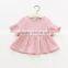 Girl Ruffle Raglan Shirts New Born Baby Clothes Girls Top Latest Fancy Tops Girls