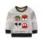 S32290W Boys Sweatshirts Cartoon Sport Hoodie Spring Casual Children Clothing Cotton Outerwear Top