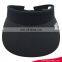 Black Plain Blank Visor Sun Hat Wholesales With Spandex Band