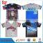 OEM 100%Polyester Custom Sublimation Youth Baseball&Softball T-shirts