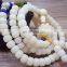 Natural white jade bodhi root bracelet with a lotus flower style hand string Men's and women's style