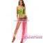 Dropshipping Sexy Green Pink 6pcs Slave Princess Cosplay Costume