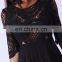 2016 BAIYIMO OEM custom Women Dark Blue Sexy Cut out Lace Jumpsuit China Wholesale
