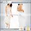 OEM Women Sexy Lace bodycon Sleeveless low cut backless evening long dress