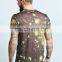 Galaxy Sublimation Printed T Shirt/full print custom designs tshirt/high fashion men clothing/model-sc295