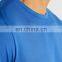 2016 blank blue color polyester/spandex/lyocrell gym t shirts men exporter