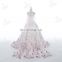 New Arrival Fabulous Sweetheart Neck Pleated Embroidered Real Sample Wedding Dresses Removable Skirt 2015