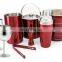 stainless steel cocktail shaker bar set with custom printing box