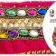 Indian belly dance hip scarf with gold coins Y-2033#