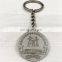 Wholesale round metal keychain with custom logo