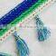 Top fashion multico design fringe tassel trim