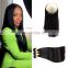 Factory wholesale price 100% virgin Brazilian hair 360 lace frontal with baby hair bundles