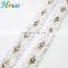 hit156 2.5cm white color crystal ribbon band rhinestone ribbon trimming decoration